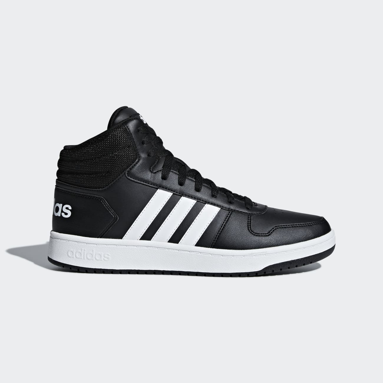 Adidas Hoops 2.0 Mid Férfi Akciós Cipők - Fekete [D47823]